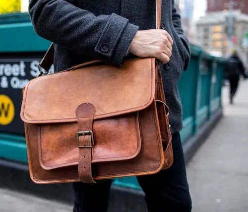 Authentic Antique Leather Messenger Bags