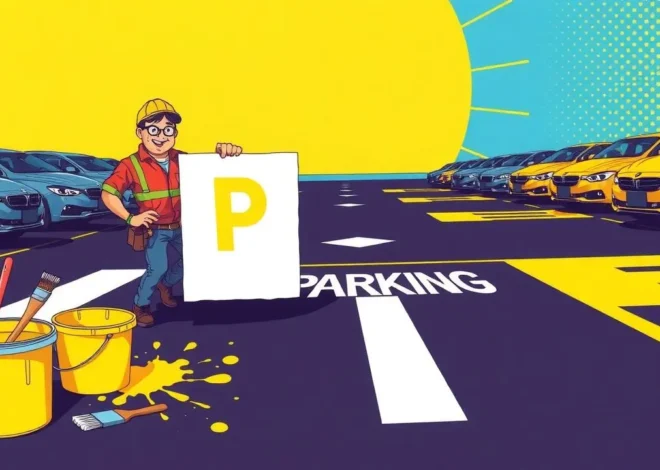 How to Use Traffic Marking Stencils for Parking Lots