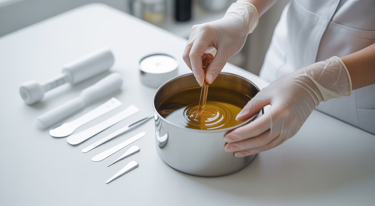 Smiling woman enjoying the smooth results of a Brazilian wax at Lush Skin Sac.