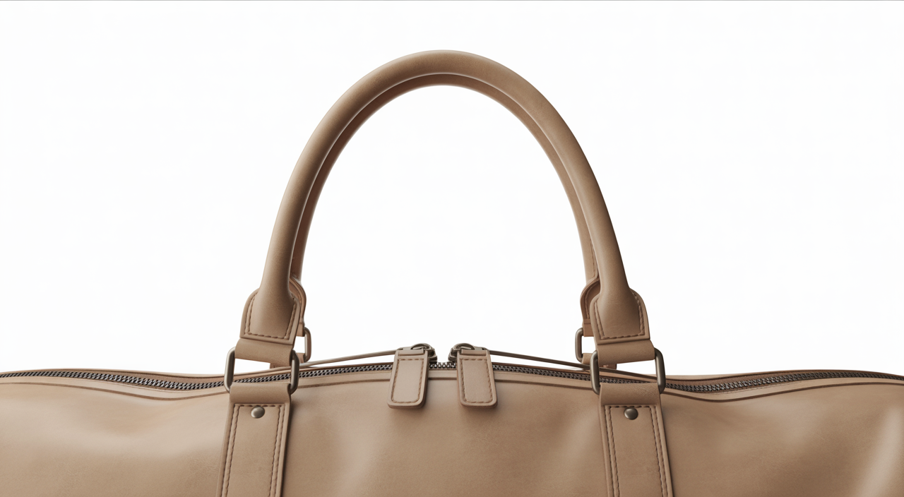 vintage leather duffle bag for travel and work