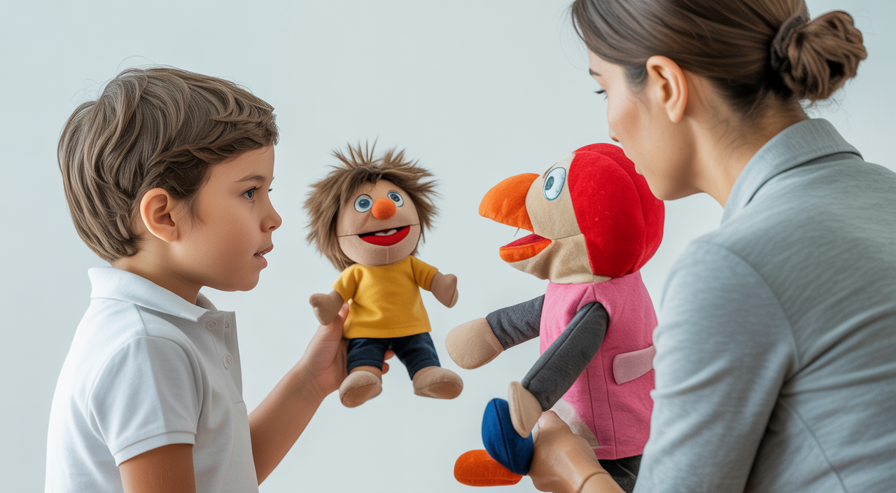 Child participating in a social skills group activity in Raleigh, NC